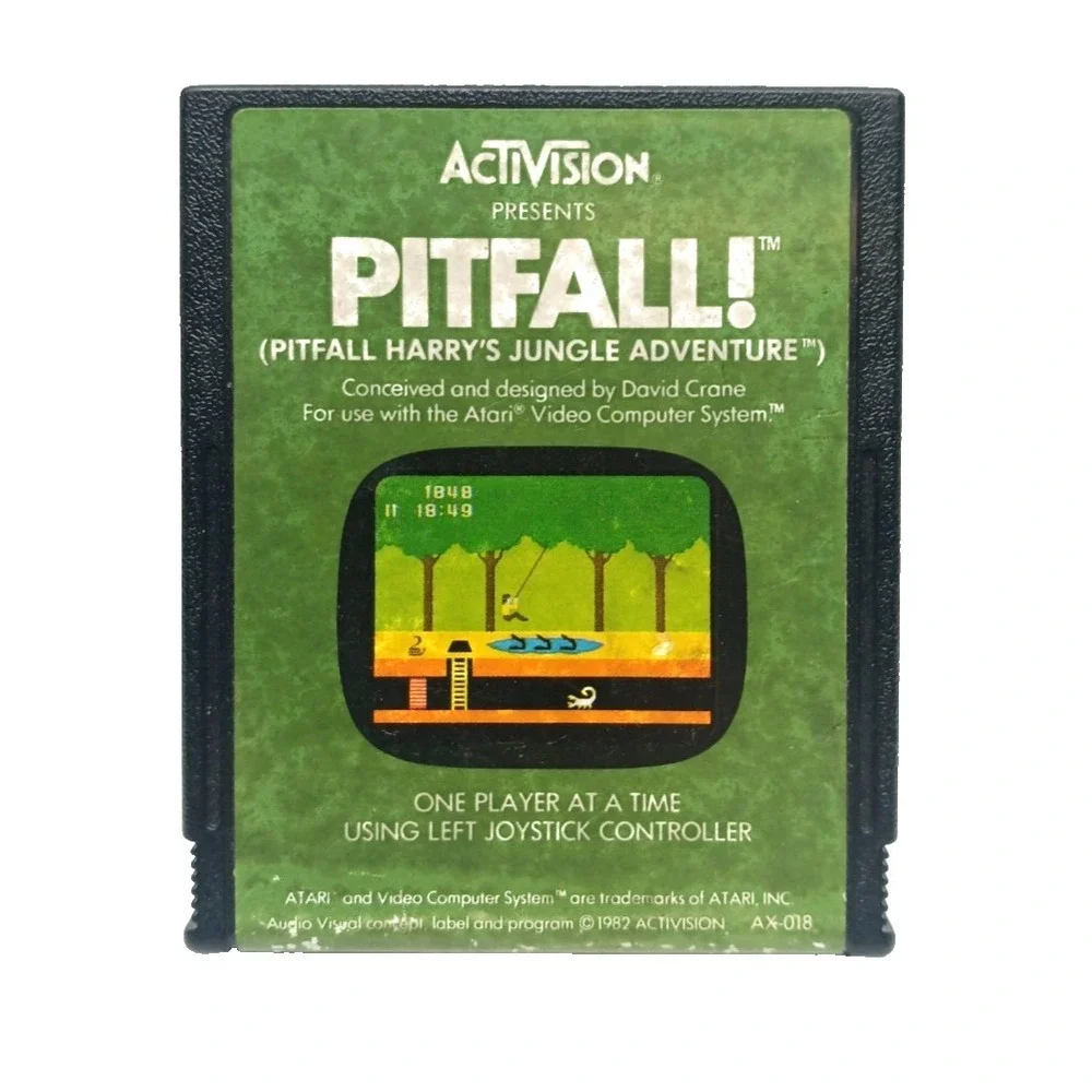 Pitfall (Atari 2600, VCS, 2600+, 7800, Activision, 1982)